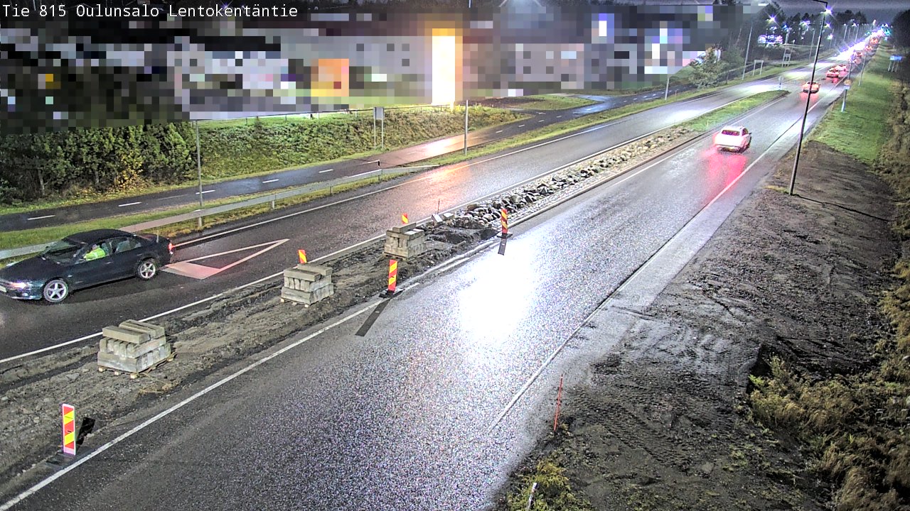Kelikamerat Kuva Tie 816 Oulunsalo, Lentokentäntie, Oulu, Pohjois-Pohjanmaa