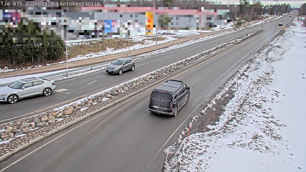 Kelikamerat Kuva Tie 816 Oulunsalo, Lentokentäntie, Oulu, Pohjois-Pohjanmaa