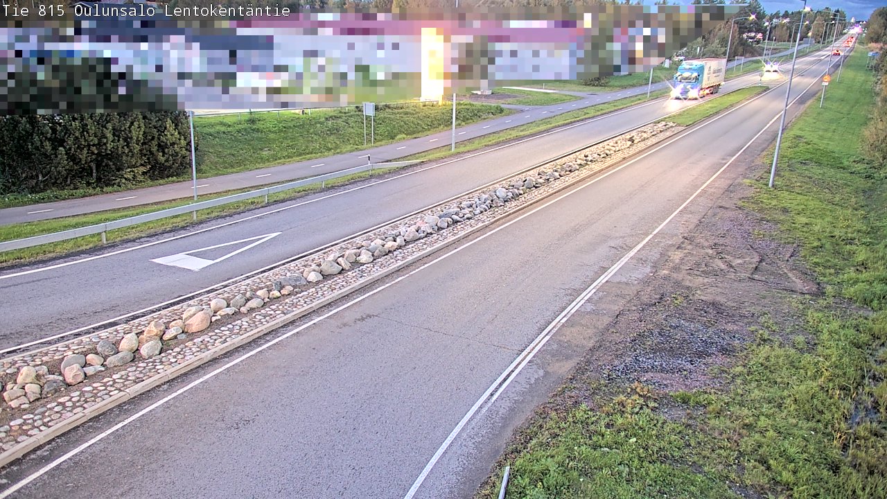 Weather Camera Image Road 816 Oulunsalo, Lentokentäntie, Oulu, Pohjois-Pohjanmaa
