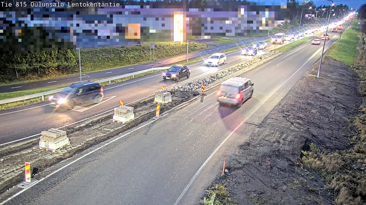 Kelikamerat Kuva Tie 816 Oulunsalo, Lentokentäntie, Oulu, Pohjois-Pohjanmaa