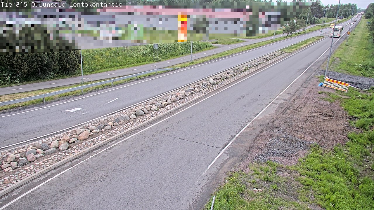 Kelikamerat Kuva Tie 816 Oulunsalo, Lentokentäntie, Oulu, Pohjois-Pohjanmaa