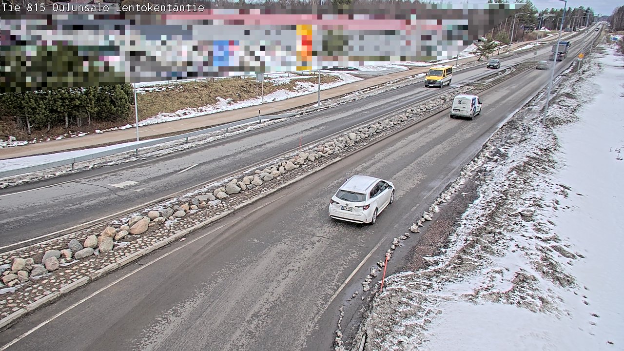 Kelikamerat Kuva Tie 816 Oulunsalo, Lentokentäntie, Oulu, Pohjois-Pohjanmaa