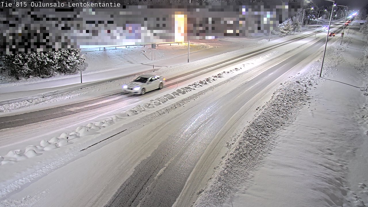 Weather Camera Image Road 816 Oulunsalo, Lentokentäntie, Oulu, Pohjois-Pohjanmaa
