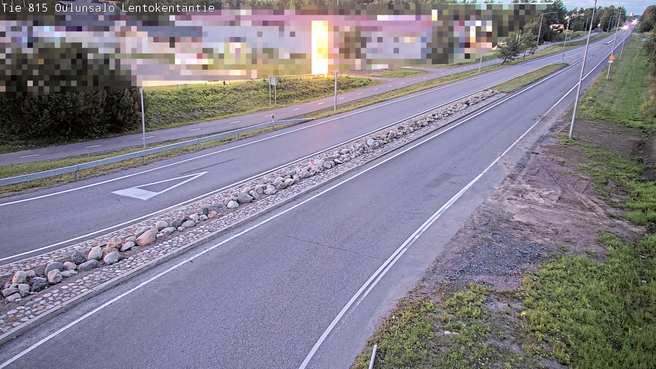 Kelikamerat Kuva Tie 816 Oulunsalo, Lentokentäntie, Oulu, Pohjois-Pohjanmaa