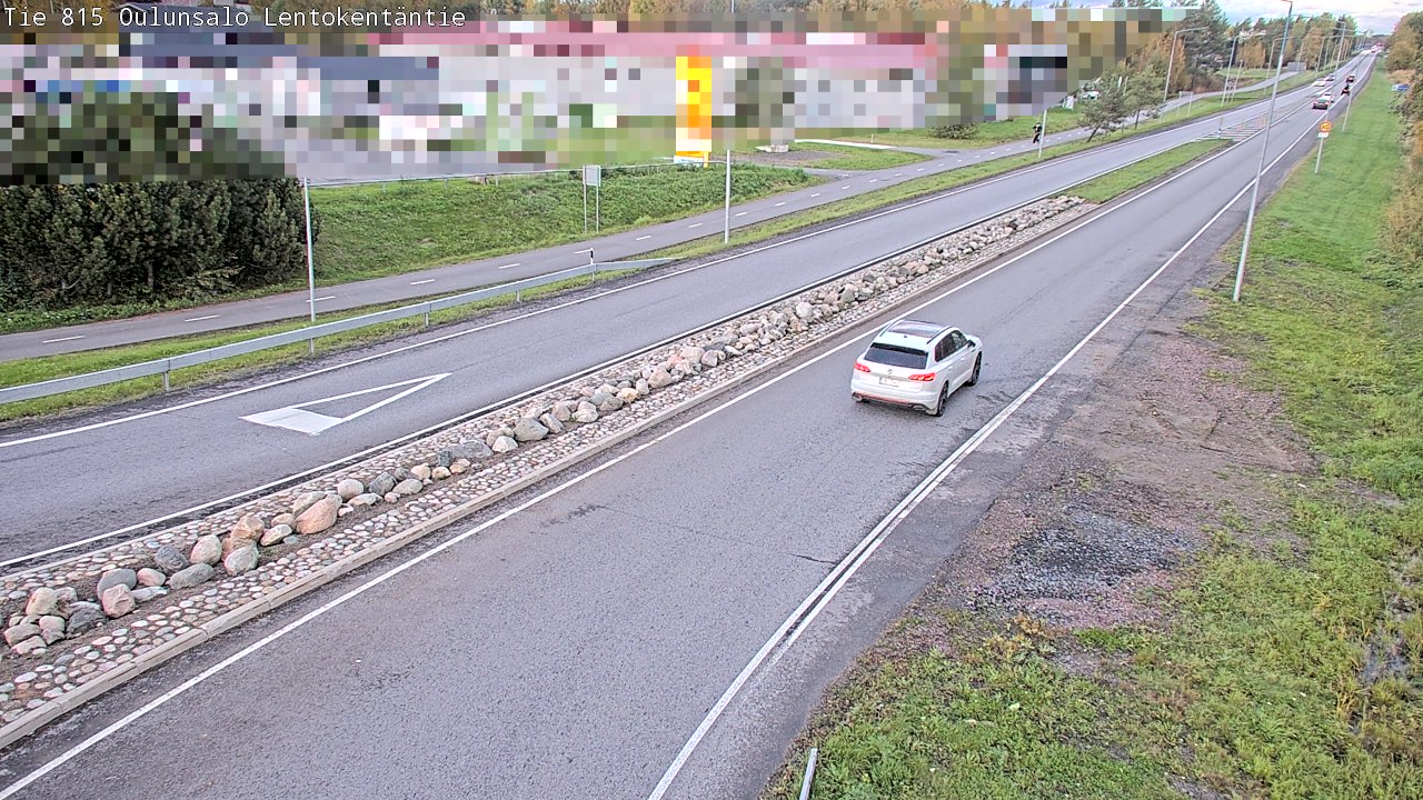 Weather Camera Image Road 816 Oulunsalo, Lentokentäntie, Oulu, Pohjois-Pohjanmaa