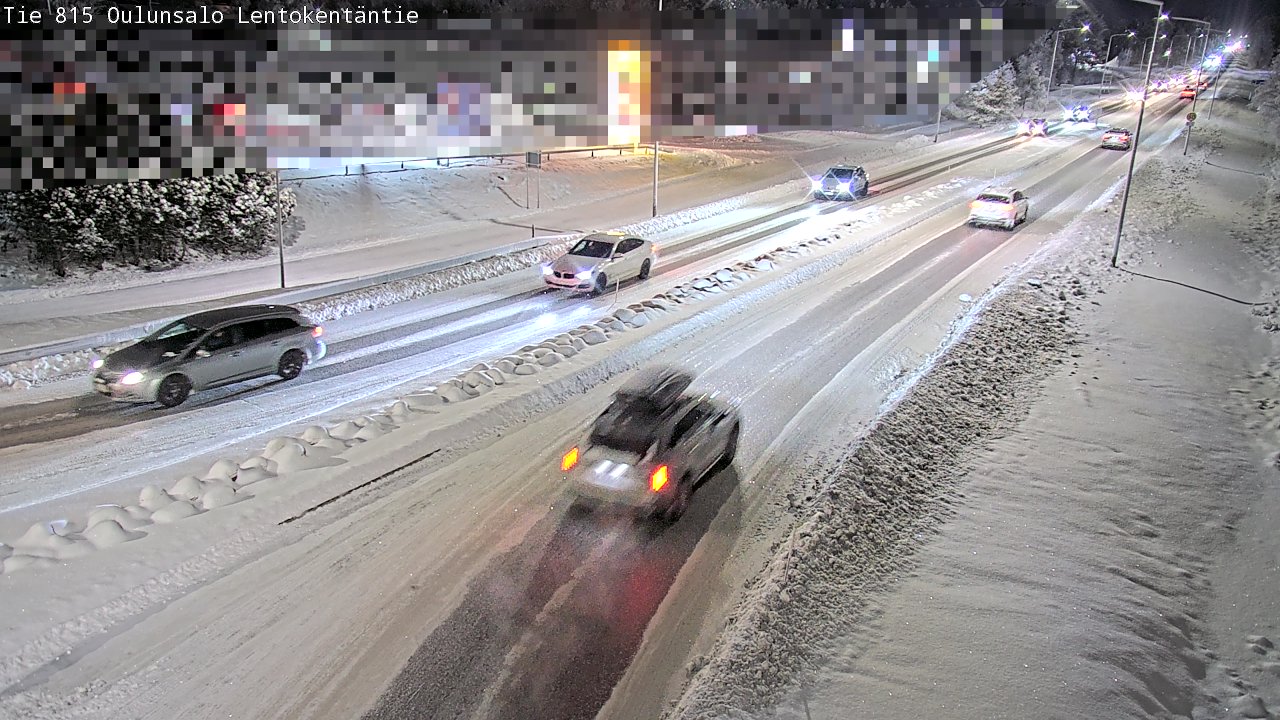 Kelikamerat Kuva Tie 816 Oulunsalo, Lentokentäntie, Oulu, Pohjois-Pohjanmaa