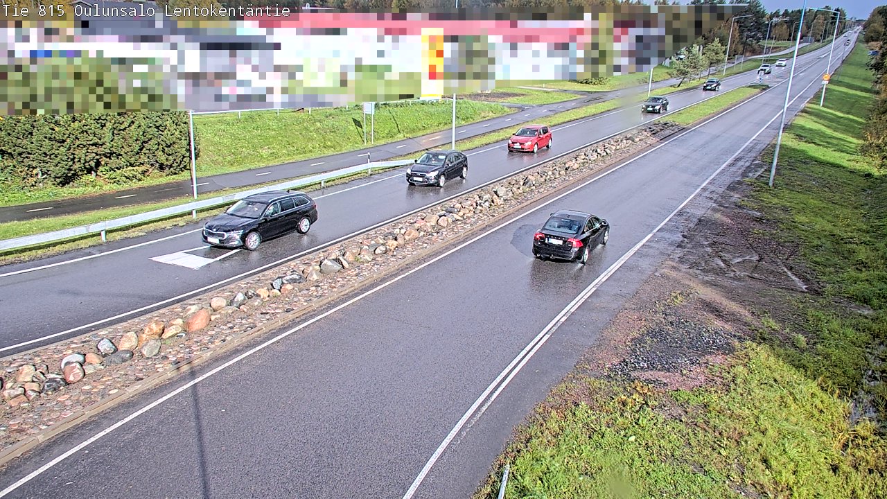 Weather Camera Image Road 816 Oulunsalo, Lentokentäntie, Oulu, Pohjois-Pohjanmaa