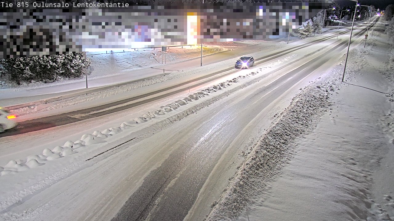 Kelikamerat Kuva Tie 816 Oulunsalo, Lentokentäntie, Oulu, Pohjois-Pohjanmaa