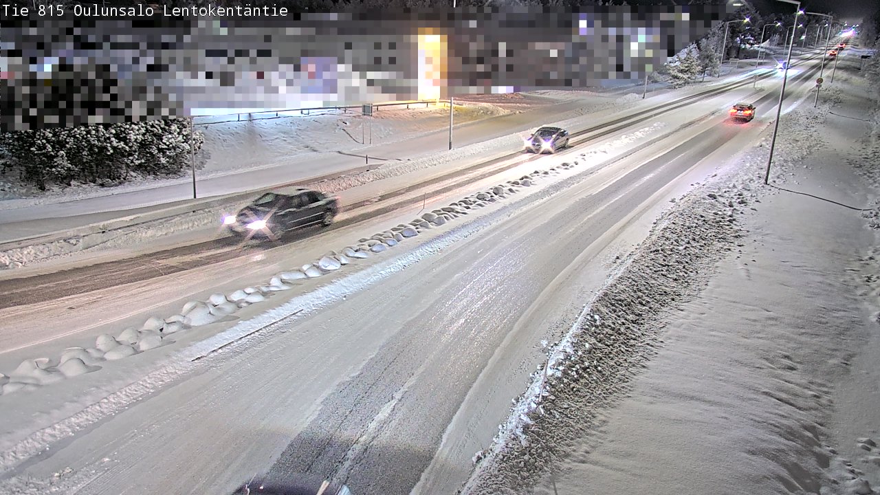 Kelikamerat Kuva Tie 816 Oulunsalo, Lentokentäntie, Oulu, Pohjois-Pohjanmaa