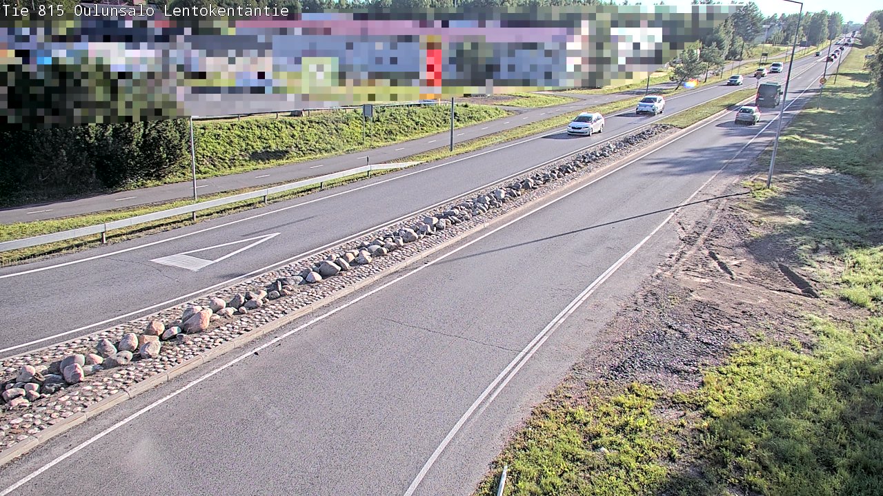 Weather Camera Image Road 816 Oulunsalo, Lentokentäntie, Oulu, Pohjois-Pohjanmaa