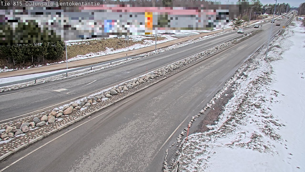 Kelikamerat Kuva Tie 816 Oulunsalo, Lentokentäntie, Oulu, Pohjois-Pohjanmaa