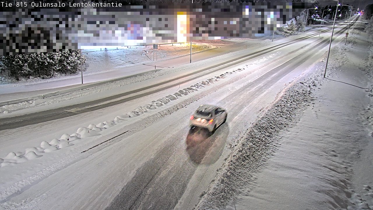 Kelikamerat Kuva Tie 816 Oulunsalo, Lentokentäntie, Oulu, Pohjois-Pohjanmaa