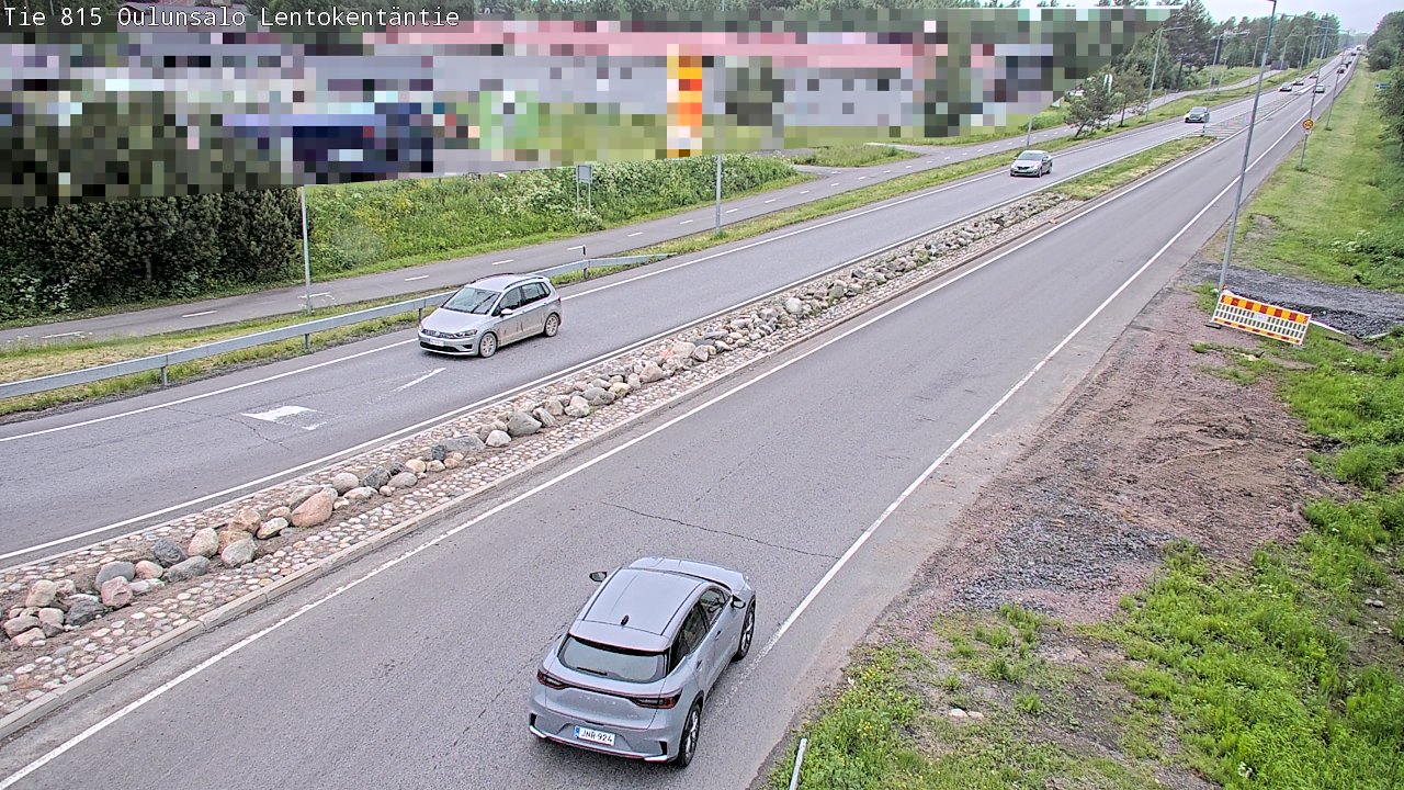 Kelikamerat Kuva Tie 816 Oulunsalo, Lentokentäntie, Oulu, Pohjois-Pohjanmaa