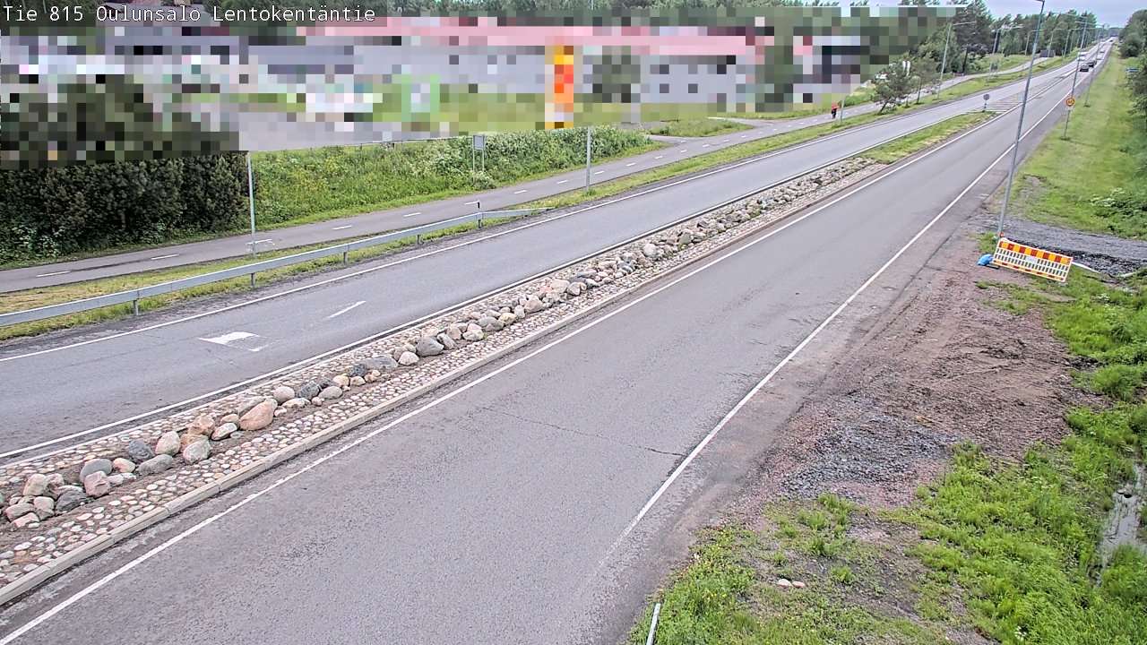 Kelikamerat Kuva Tie 816 Oulunsalo, Lentokentäntie, Oulu, Pohjois-Pohjanmaa