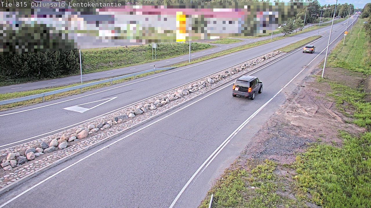 Kelikamerat Kuva Tie 816 Oulunsalo, Lentokentäntie, Oulu, Pohjois-Pohjanmaa