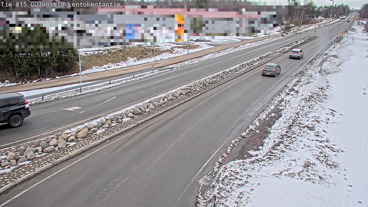 Kelikamerat Kuva Tie 816 Oulunsalo, Lentokentäntie, Oulu, Pohjois-Pohjanmaa