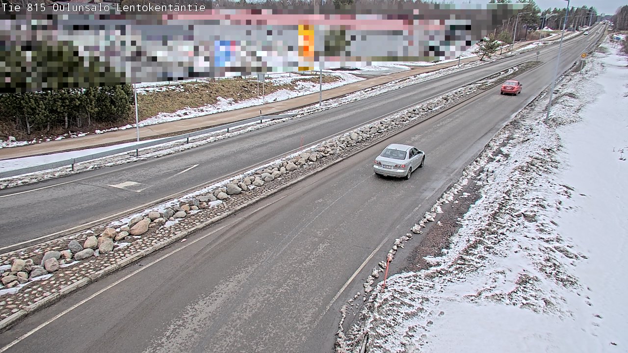 Kelikamerat Kuva Tie 816 Oulunsalo, Lentokentäntie, Oulu, Pohjois-Pohjanmaa