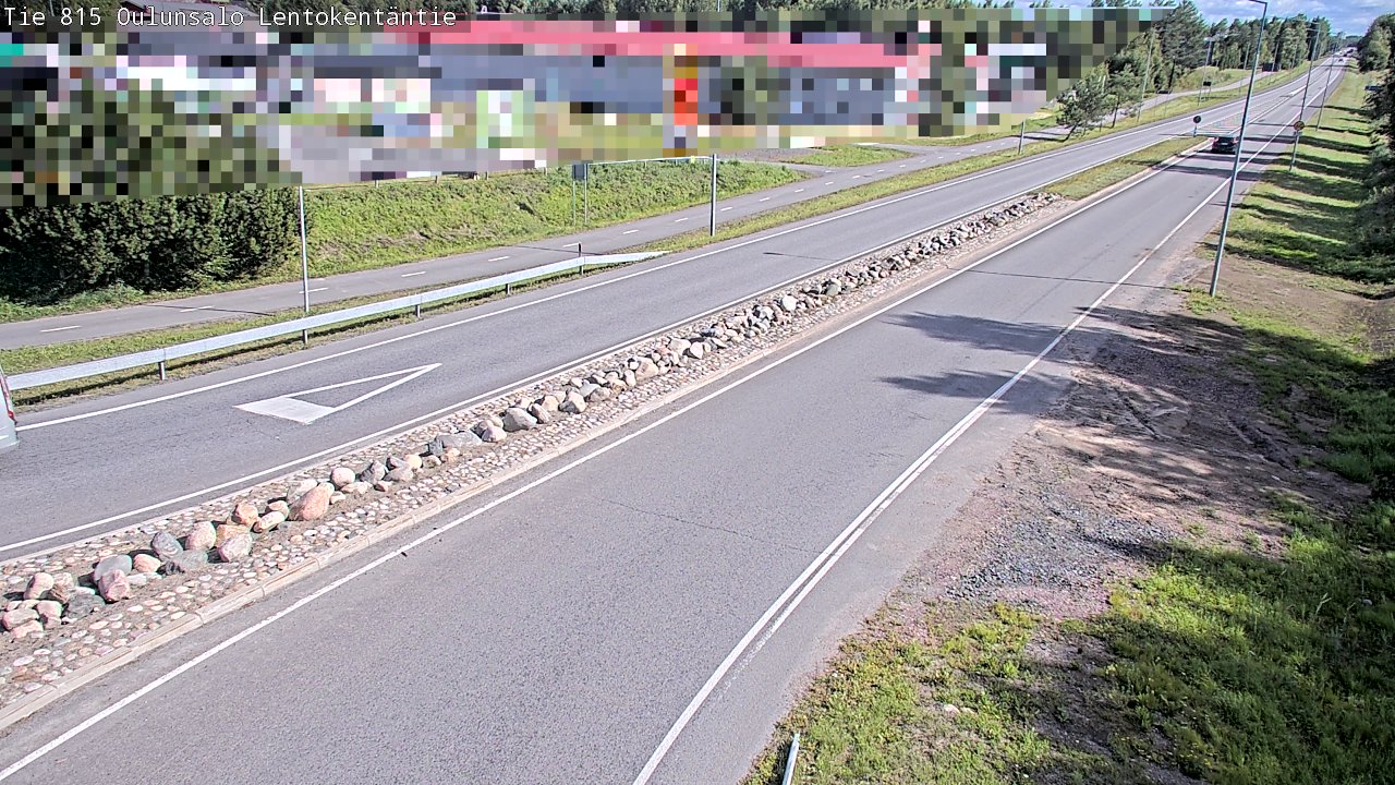 Kelikamerat Kuva Tie 816 Oulunsalo, Lentokentäntie, Oulu, Pohjois-Pohjanmaa