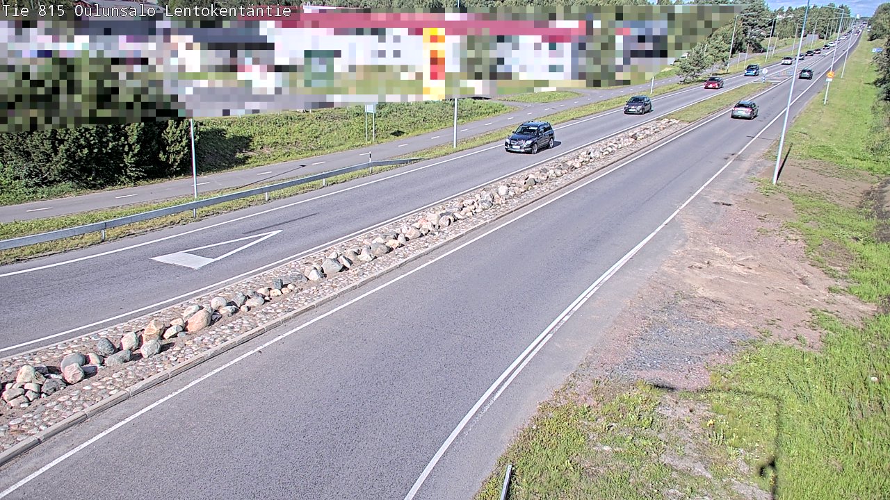 Kelikamerat Kuva Tie 816 Oulunsalo, Lentokentäntie, Oulu, Pohjois-Pohjanmaa