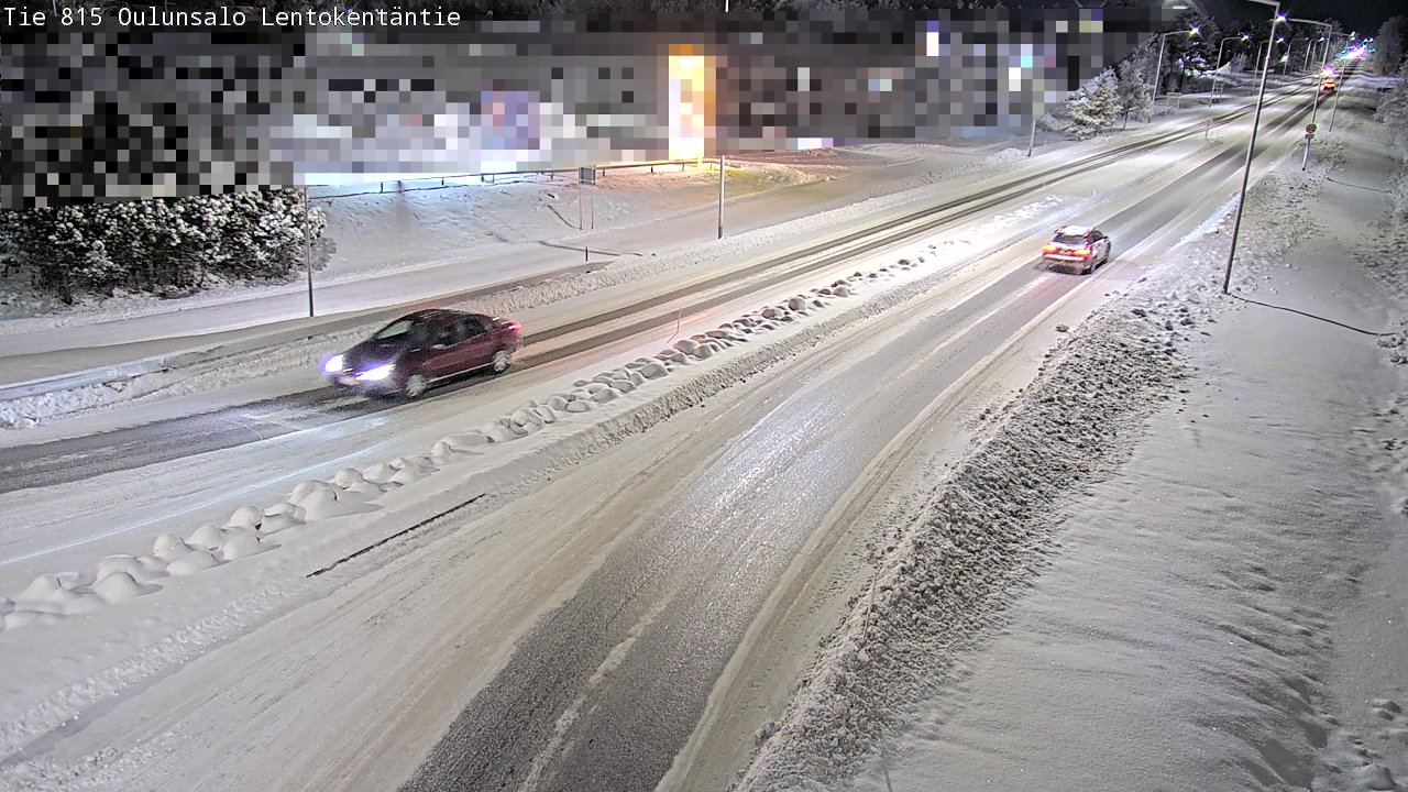 Kelikamerat Kuva Tie 816 Oulunsalo, Lentokentäntie, Oulu, Pohjois-Pohjanmaa