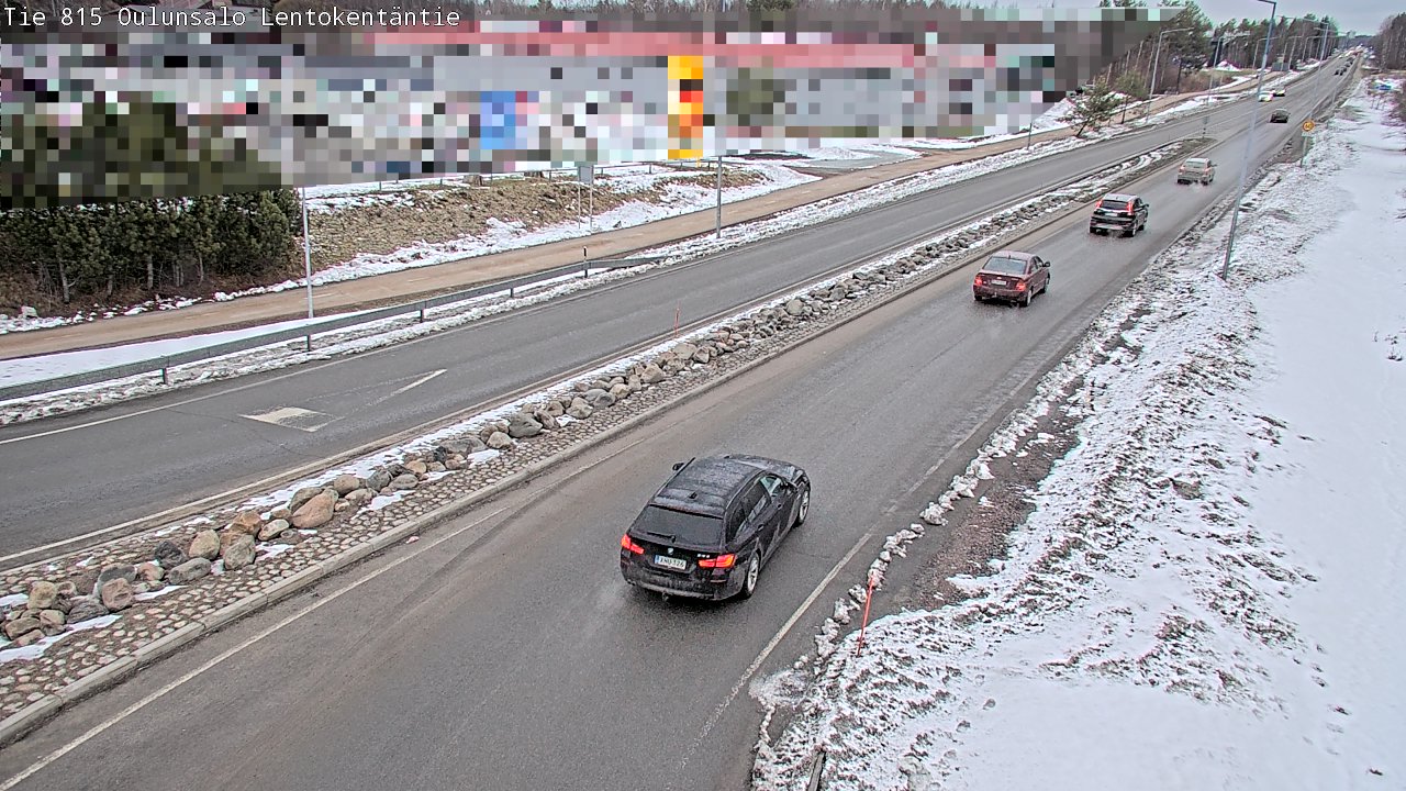 Kelikamerat Kuva Tie 816 Oulunsalo, Lentokentäntie, Oulu, Pohjois-Pohjanmaa