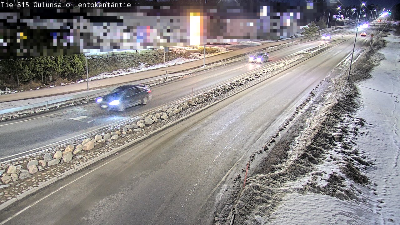 Weather Camera Image Road 816 Oulunsalo, Lentokentäntie, Oulu, Pohjois-Pohjanmaa