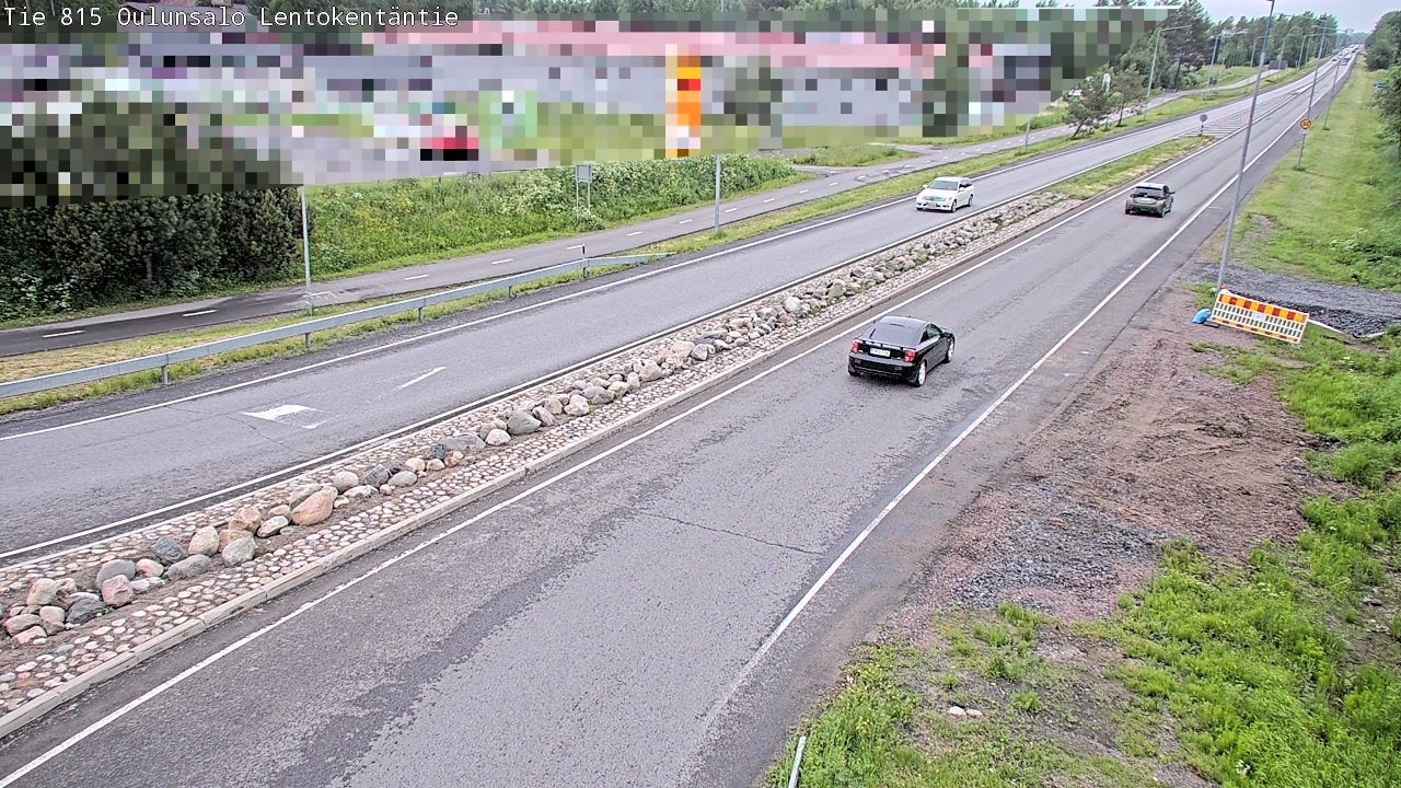 Kelikamerat Kuva Tie 816 Oulunsalo, Lentokentäntie, Oulu, Pohjois-Pohjanmaa
