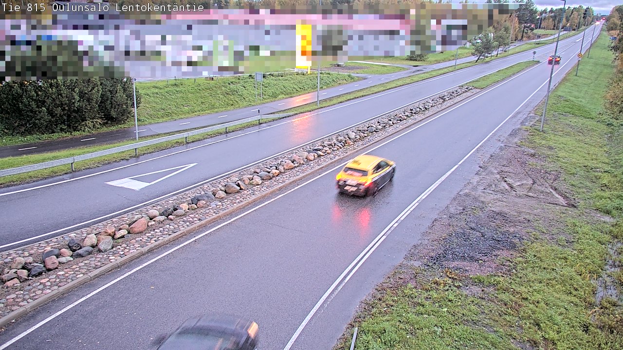 Weather Camera Image Road 816 Oulunsalo, Lentokentäntie, Oulu, Pohjois-Pohjanmaa