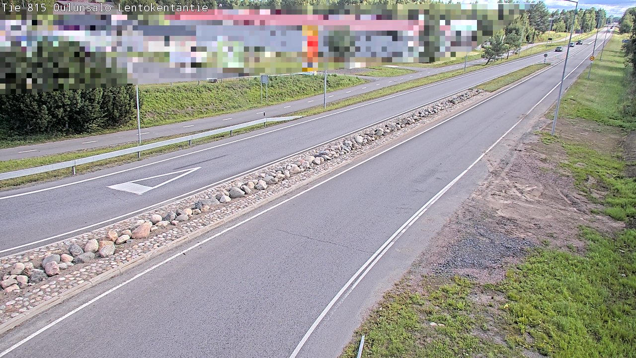 Weather Camera Image Road 816 Oulunsalo, Lentokentäntie, Oulu, Pohjois-Pohjanmaa