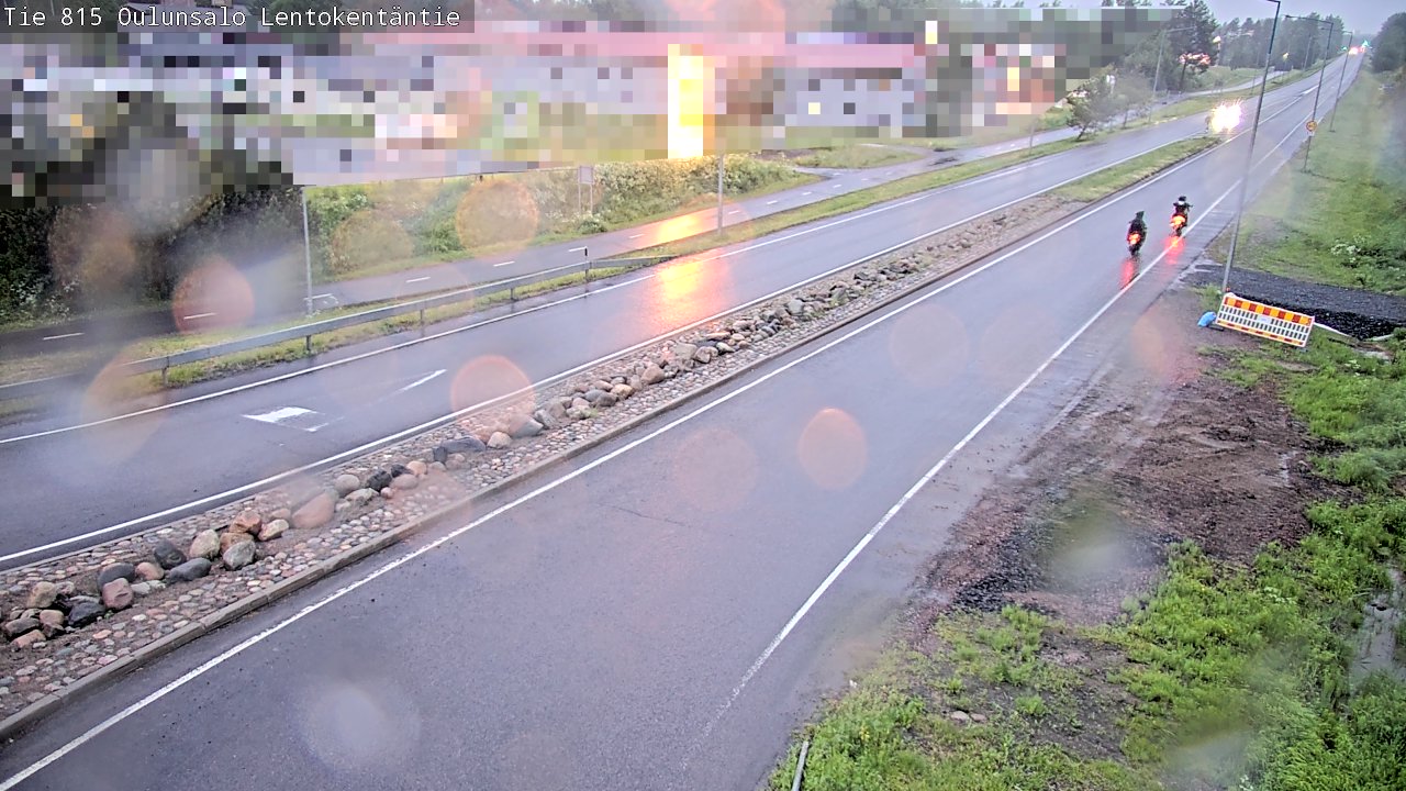 Kelikamerat Kuva Tie 816 Oulunsalo, Lentokentäntie, Oulu, Pohjois-Pohjanmaa