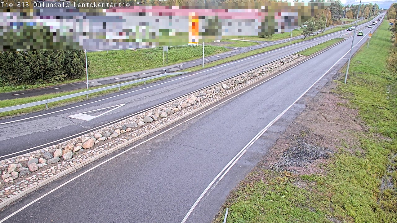 Weather Camera Image Road 816 Oulunsalo, Lentokentäntie, Oulu, Pohjois-Pohjanmaa