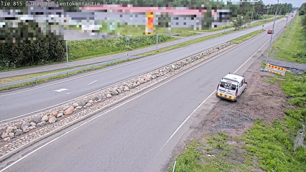 Kelikamerat Kuva Tie 816 Oulunsalo, Lentokentäntie, Oulu, Pohjois-Pohjanmaa
