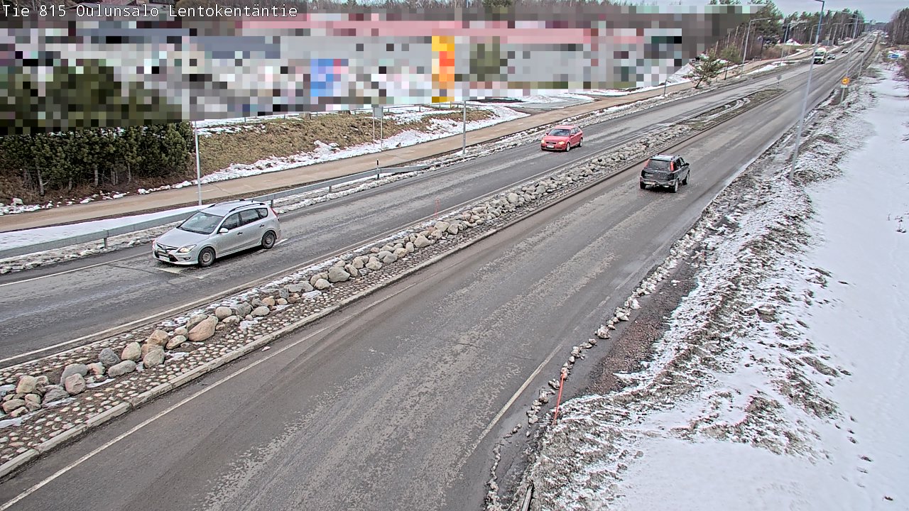 Kelikamerat Kuva Tie 816 Oulunsalo, Lentokentäntie, Oulu, Pohjois-Pohjanmaa