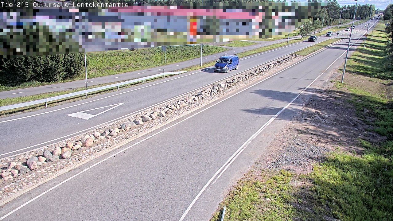 Kelikamerat Kuva Tie 816 Oulunsalo, Lentokentäntie, Oulu, Pohjois-Pohjanmaa