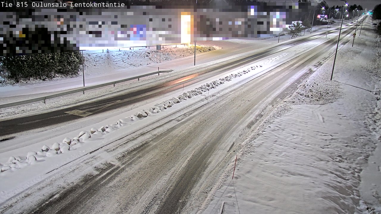 Kelikamerat Kuva Tie 816 Oulunsalo, Lentokentäntie, Oulu, Pohjois-Pohjanmaa