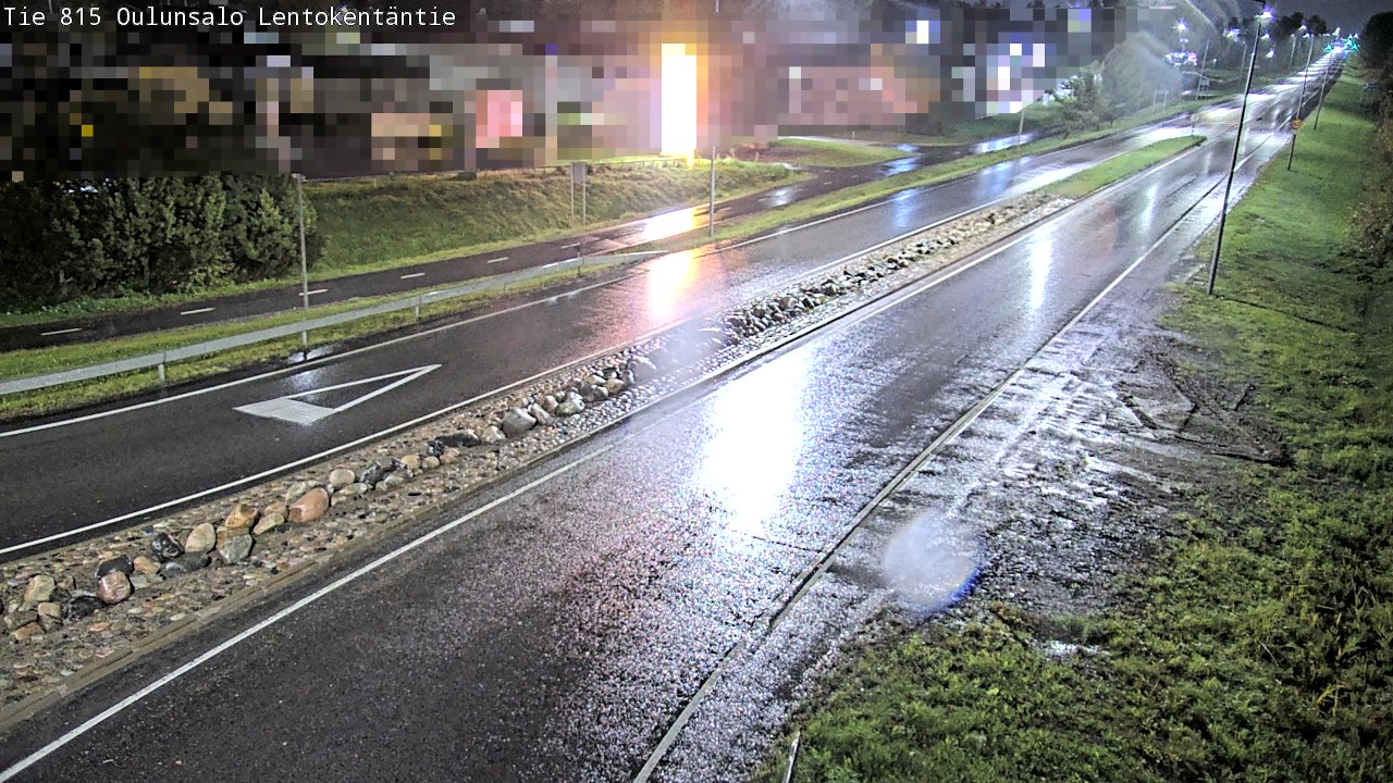 Weather Camera Image Road 816 Oulunsalo, Lentokentäntie, Oulu, Pohjois-Pohjanmaa