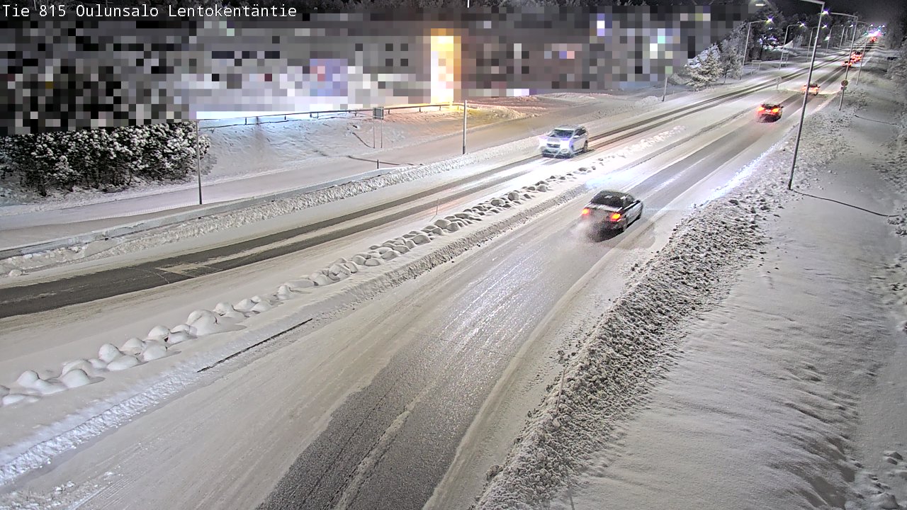 Kelikamerat Kuva Tie 816 Oulunsalo, Lentokentäntie, Oulu, Pohjois-Pohjanmaa