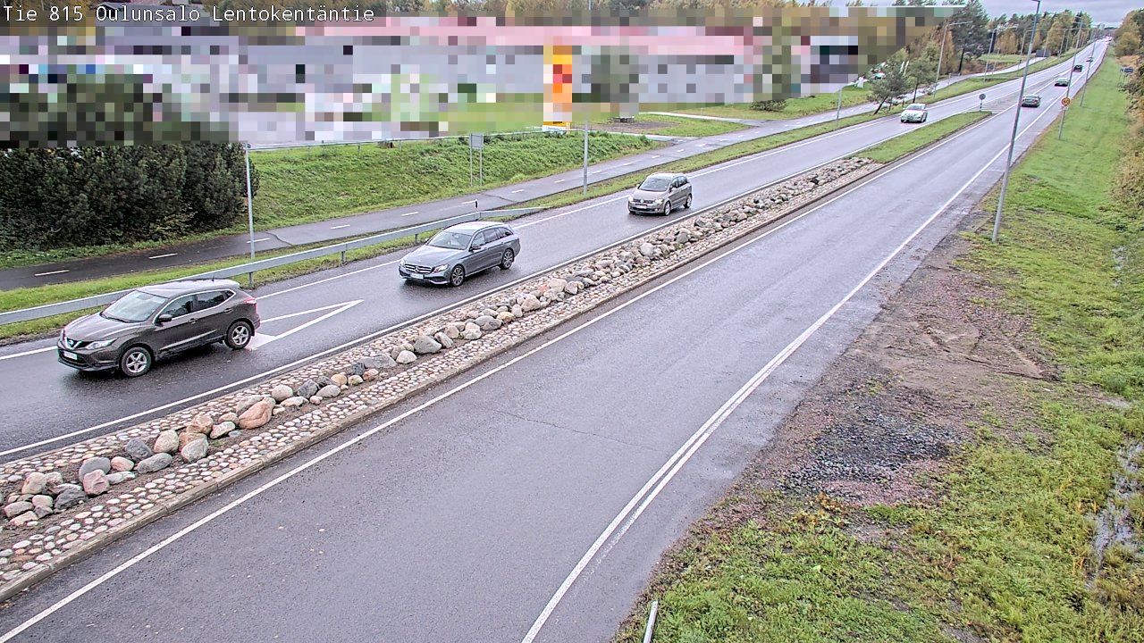 Kelikamerat Kuva Tie 816 Oulunsalo, Lentokentäntie, Oulu, Pohjois-Pohjanmaa