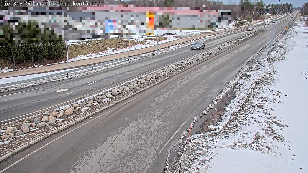 Kelikamerat Kuva Tie 816 Oulunsalo, Lentokentäntie, Oulu, Pohjois-Pohjanmaa