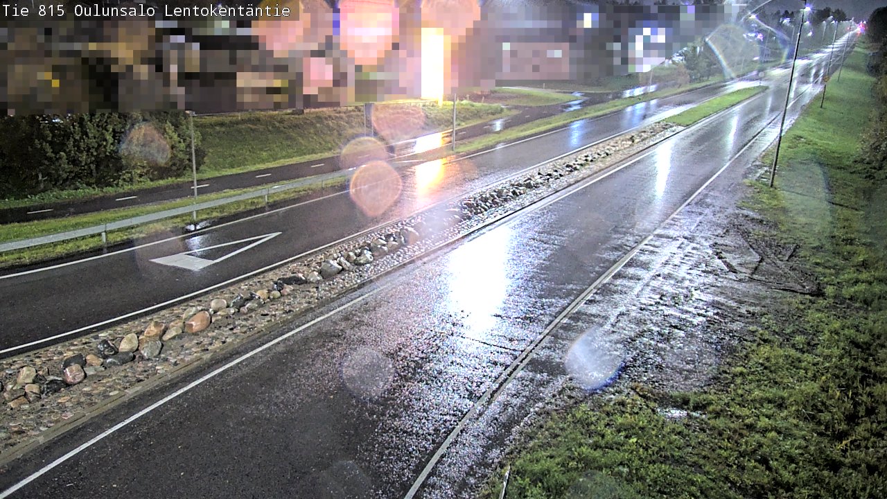 Weather Camera Image Road 816 Oulunsalo, Lentokentäntie, Oulu, Pohjois-Pohjanmaa