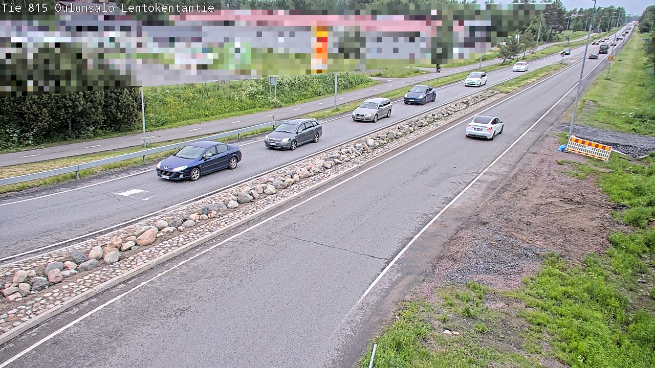 Kelikamerat Kuva Tie 816 Oulunsalo, Lentokentäntie, Oulu, Pohjois-Pohjanmaa