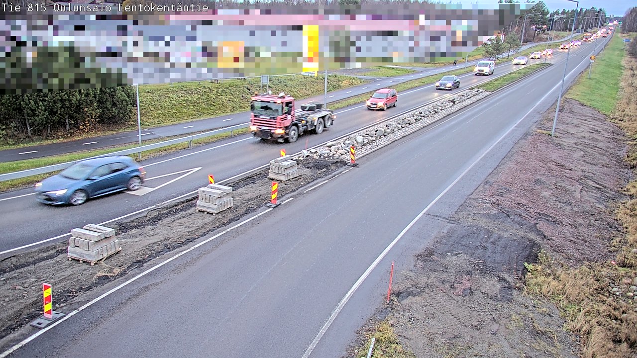 Kelikamerat Kuva Tie 816 Oulunsalo, Lentokentäntie, Oulu, Pohjois-Pohjanmaa