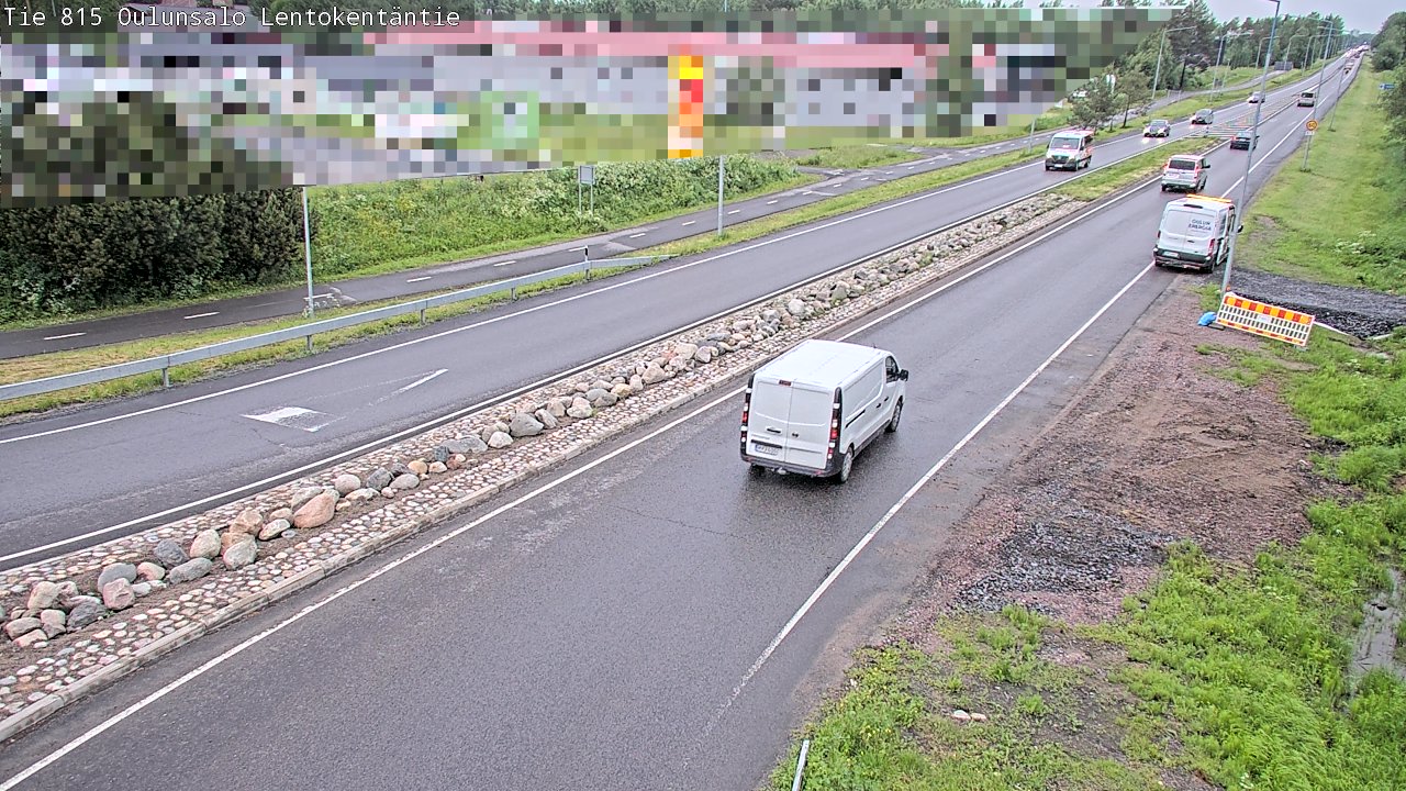 Kelikamerat Kuva Tie 816 Oulunsalo, Lentokentäntie, Oulu, Pohjois-Pohjanmaa