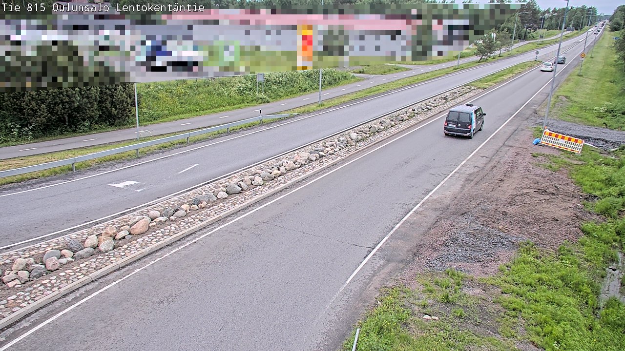 Kelikamerat Kuva Tie 816 Oulunsalo, Lentokentäntie, Oulu, Pohjois-Pohjanmaa