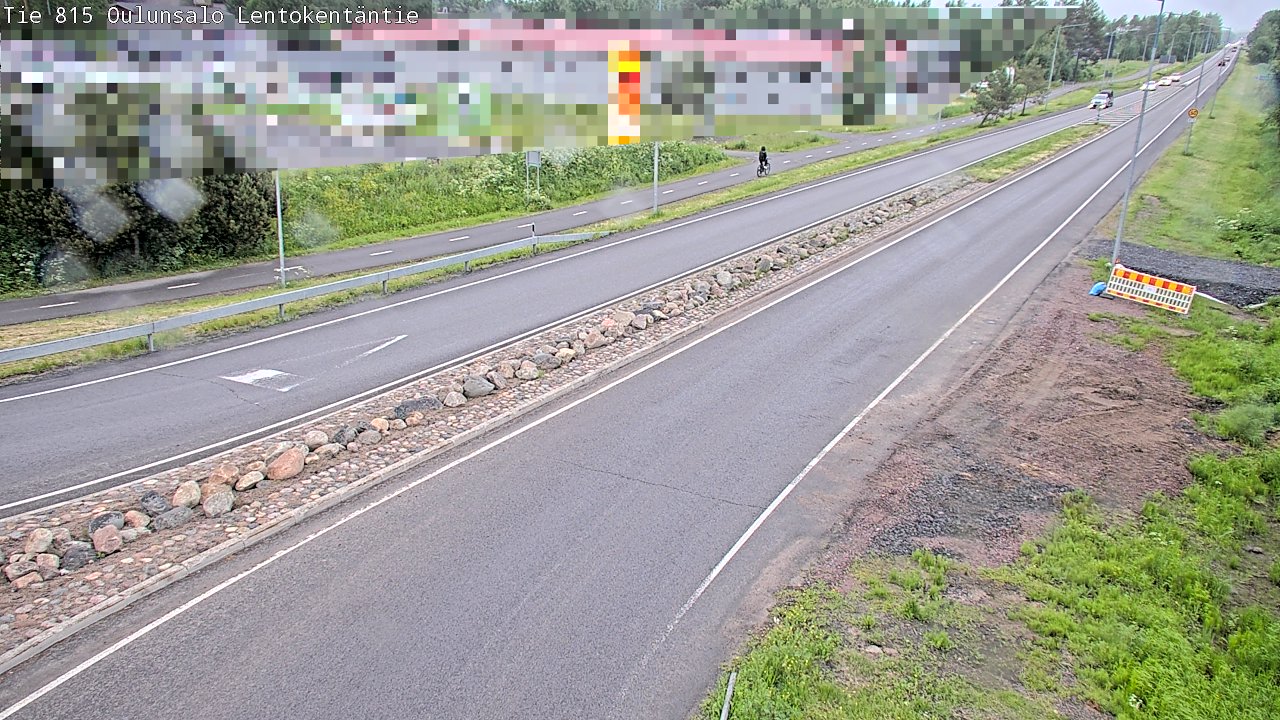 Kelikamerat Kuva Tie 816 Oulunsalo, Lentokentäntie, Oulu, Pohjois-Pohjanmaa