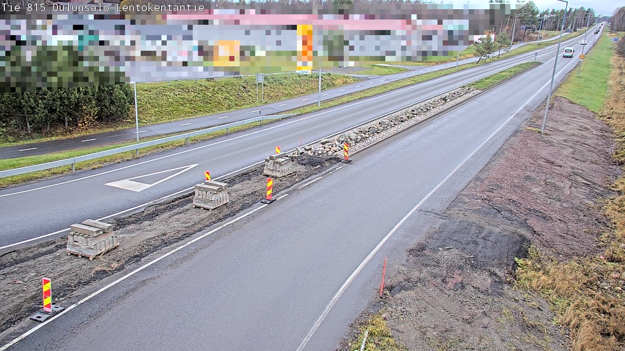 Kelikamerat Kuva Tie 816 Oulunsalo, Lentokentäntie, Oulu, Pohjois-Pohjanmaa