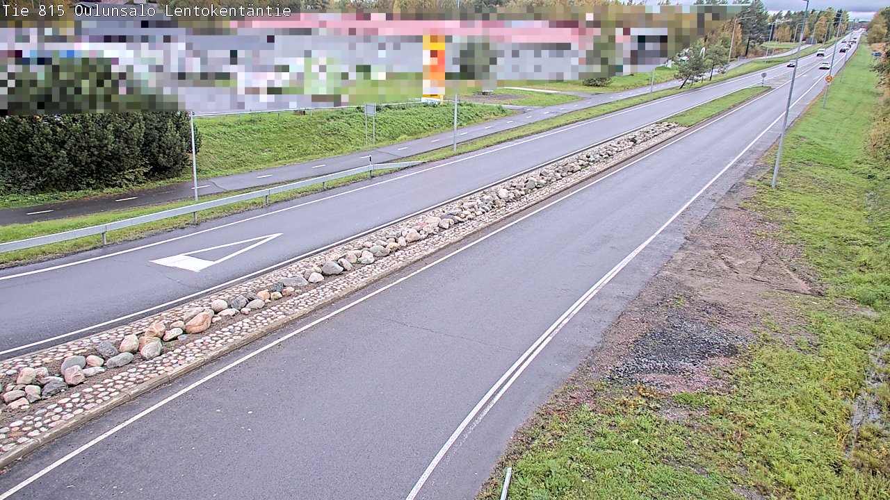 Kelikamerat Kuva Tie 816 Oulunsalo, Lentokentäntie, Oulu, Pohjois-Pohjanmaa