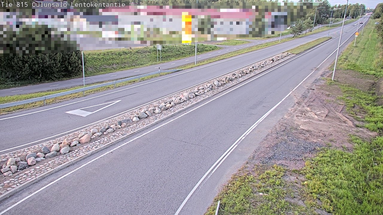 Kelikamerat Kuva Tie 816 Oulunsalo, Lentokentäntie, Oulu, Pohjois-Pohjanmaa
