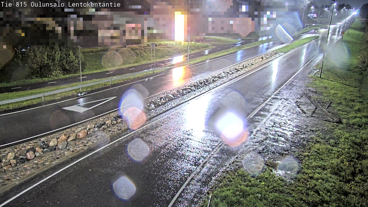 Weather Camera Image Road 816 Oulunsalo, Lentokentäntie, Oulu, Pohjois-Pohjanmaa