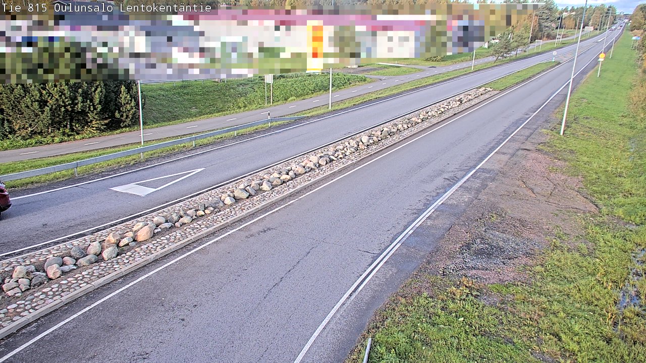 Weather Camera Image Road 816 Oulunsalo, Lentokentäntie, Oulu, Pohjois-Pohjanmaa